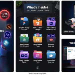 The Ultimate E-commerce Toolkit: Design, Video & Marketing All-in-One E-com Creative Suite.