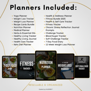 Launch Your Fitness Brand Overnight: Premium PLR & MRR Planner Bundle