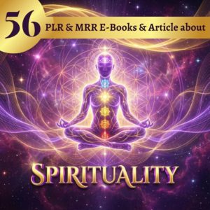 56 Spirituality PLR eBooks and articles | plr bundle resell rights | e book commercial use