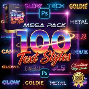 The Master Collection 100 Meticulously Crafted Premium Text & Style Effects for Adobe Photoshop
