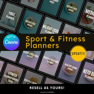 Launch Your Fitness Brand Overnight: Premium PLR & MRR Planner Bundle