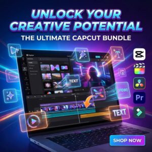 CapCut Powerhouse Bundle: Unlock the Ultimate Editing Library Everything You Need: Viral Presets, Text Animations, 3D Textures, Glitch Effects, Lighting, and Sound FX