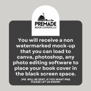 Mystery & Thriller eBook Mockup for Canva: Realistic iPad Display for Bookstagram Marketing