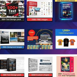 The Complete Designer’s Toolkit: 700+ GB of Premium Assets Including Fully Editable Banners, Flyers, & Logos for Canva, PSD, & SVG.