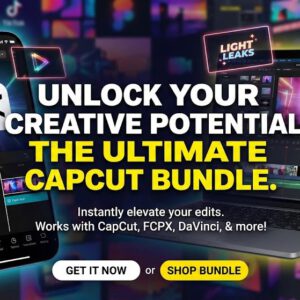 CapCut Powerhouse Bundle: Unlock the Ultimate Editing Library Everything You Need: Viral Presets, Text Animations, 3D Textures, Glitch Effects, Lighting, and Sound FX