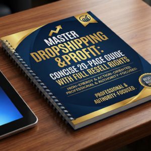 Master Dropshipping & Profit: Concise 20-Page Guide with Full Resell Rights