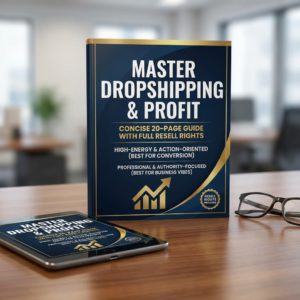 Master Dropshipping & Profit: Concise 20-Page Guide with Full Resell Rights