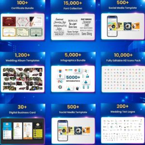 The Complete Designer’s Toolkit: 700+ GB of Premium Assets Including Fully Editable Banners, Flyers, & Logos for Canva, PSD, & SVG.