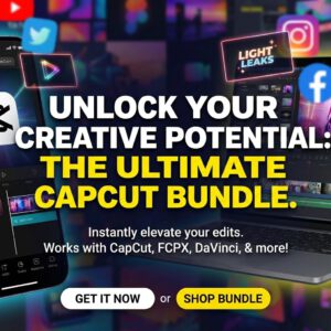 CapCut Powerhouse Bundle: Unlock the Ultimate Editing Library Everything You Need: Viral Presets, Text Animations, 3D Textures, Glitch Effects, Lighting, and Sound FX
