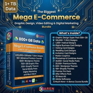 The Ultimate E-commerce Toolkit: Design, Video & Marketing All-in-One E-com Creative Suite.