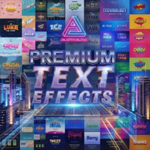 The Master Collection 100 Meticulously Crafted Premium Text & Style Effects for Adobe Photoshop