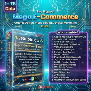 The Ultimate E-commerce Toolkit: Design, Video & Marketing All-in-One E-com Creative Suite.