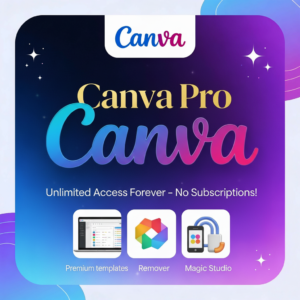 🎨 Canva Pro EDU Lifetime Account – Unlock Your Unlimited Creativity!