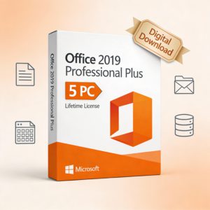 Microsoft Office 2019 Professional Plus – 5 PC Lifetime License