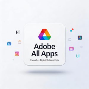 Adobe Creative Cloud All Apps 3-Month Prepaid Subscription (Digital Code)