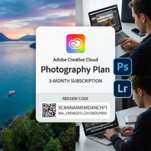 Adobe Creative Cloud Photography Plan – 3 Month Subscription (Redeem Code)