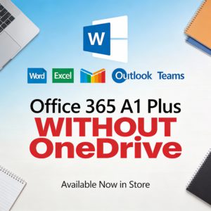 Microsoft Office 365 A1 Plus Account – Full Desktop and Mac Apps (No OneDrive)
