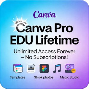 🎨 Canva Pro EDU Lifetime Account – Unlock Your Unlimited Creativity!