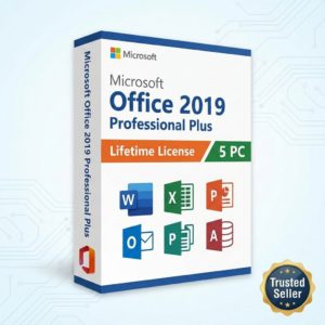 Microsoft Office 2019 Professional Plus – 5 PC Lifetime License