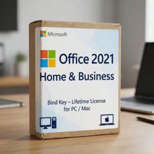 Microsoft Office 2021 Home & Business (Bind Key) – Lifetime License for PC/Mac