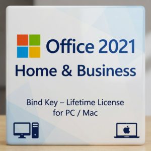 Microsoft Office 2021 Home & Business (Bind Key) – Lifetime License for PC/Mac