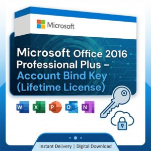 Microsoft Office 2016 Professional Plus – Account Bind Key (Lifetime License)