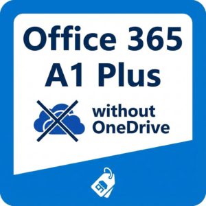 Microsoft Office 365 A1 Plus Account – Full Desktop and Mac Apps (No OneDrive)