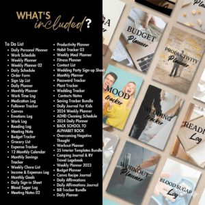 Done-For-You Digital Product Business 14,500+ Pages of PLR Canva Templates, Planners & Journals to Resell Instantly