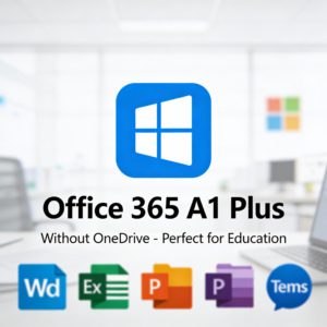 Microsoft Office 365 A1 Plus Account – Full Desktop and Mac Apps (No OneDrive)