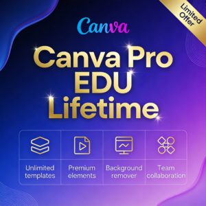 🎨 Canva Pro EDU Lifetime Account – Unlock Your Unlimited Creativity!