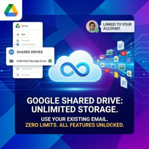 Google Shared Drive – Unlimited Storage Added to Your Personal Account