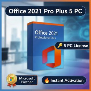 Office 2021 Pro Plus 5 PC 🔑 Microsoft Partner 🔥  Instant Activation