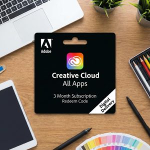 Adobe Creative Cloud All Apps 3-Month Prepaid Subscription (Digital Code)