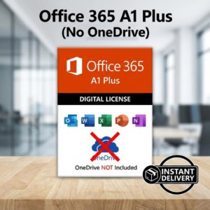 Microsoft Office 365 A1 Plus Account – Full Desktop and Mac Apps (No OneDrive)