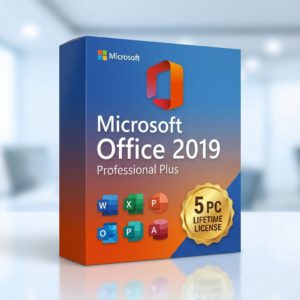 Microsoft Office 2019 Professional Plus – 5 PC Lifetime License