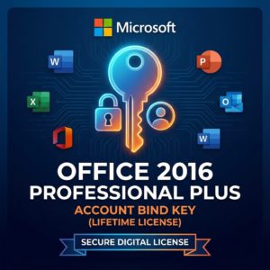 Microsoft Office 2016 Professional Plus – Account Bind Key (Lifetime License)