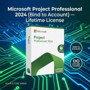 Microsoft Project Professional 2024 (Bind to Account) – Lifetime License